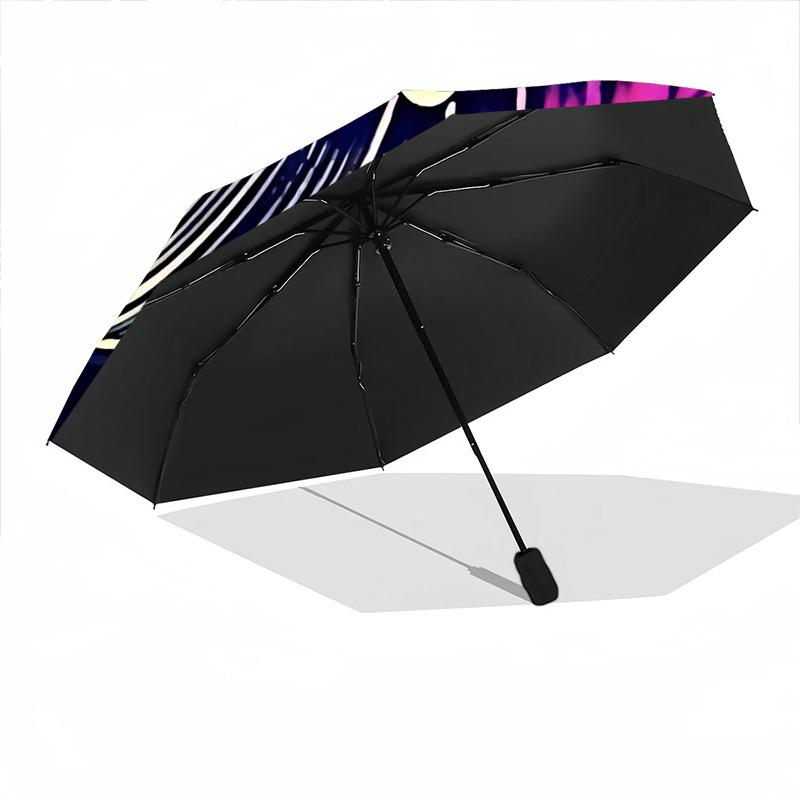 1pc Wings Heart Automatic Open/Close Umbrella Compact Folding Umbrella, All-Season Portable Umbrella for Women/Men F1124336
