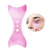 3 in 1 Mascara Shield Guard Eyelash Comb Applicator Guide Card Makeup Tool