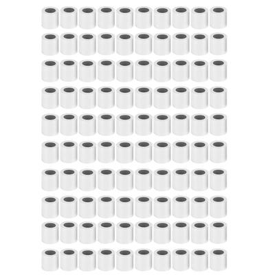100Pcs Crimping Loop Sleeve Aluminum Round Hole M6 Steel Wire Rope Industrial Supplies