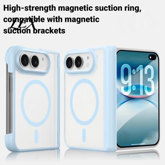Magnetic Phone Case for iPhone-Duo, Shockproof Folding Cellphone Scratch Resistant Protective Cover, Professional Mobile Shell, Accessories Protection