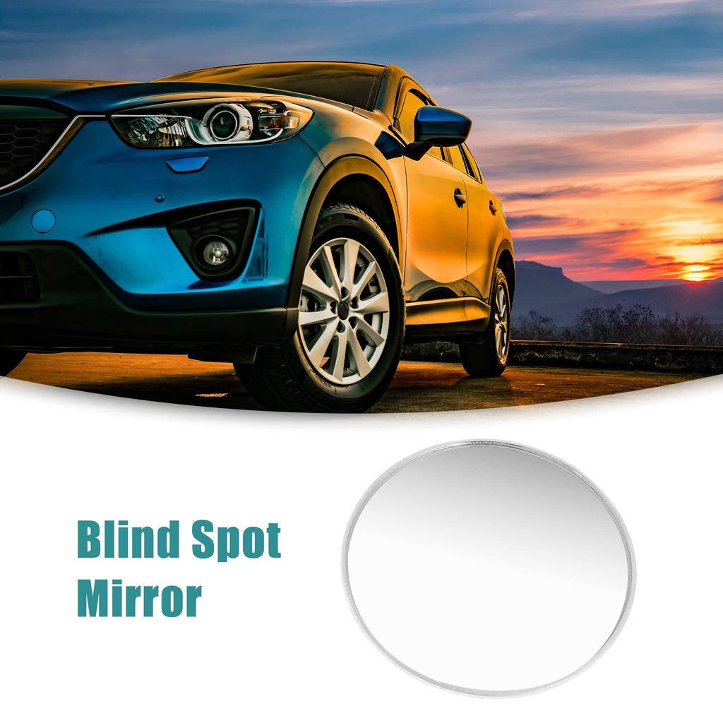 ACROPIX Univerzální kulaté samolepicí zpětné zrcátko pro mrtvý úhel do auta 75 mm Stříbrný tón 1 ks