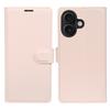 For iPhone 16 Stand Case Biobased Eco-Friendly RPET RPVB Slim Phone Cover with Wallet