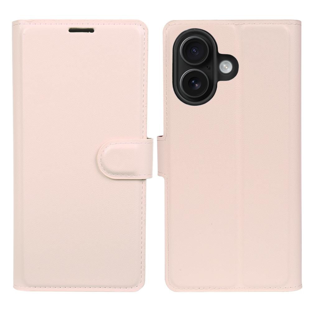For iPhone 16 Stand Case Biobased Eco-Friendly RPET RPVB Slim Phone Cover with Wallet