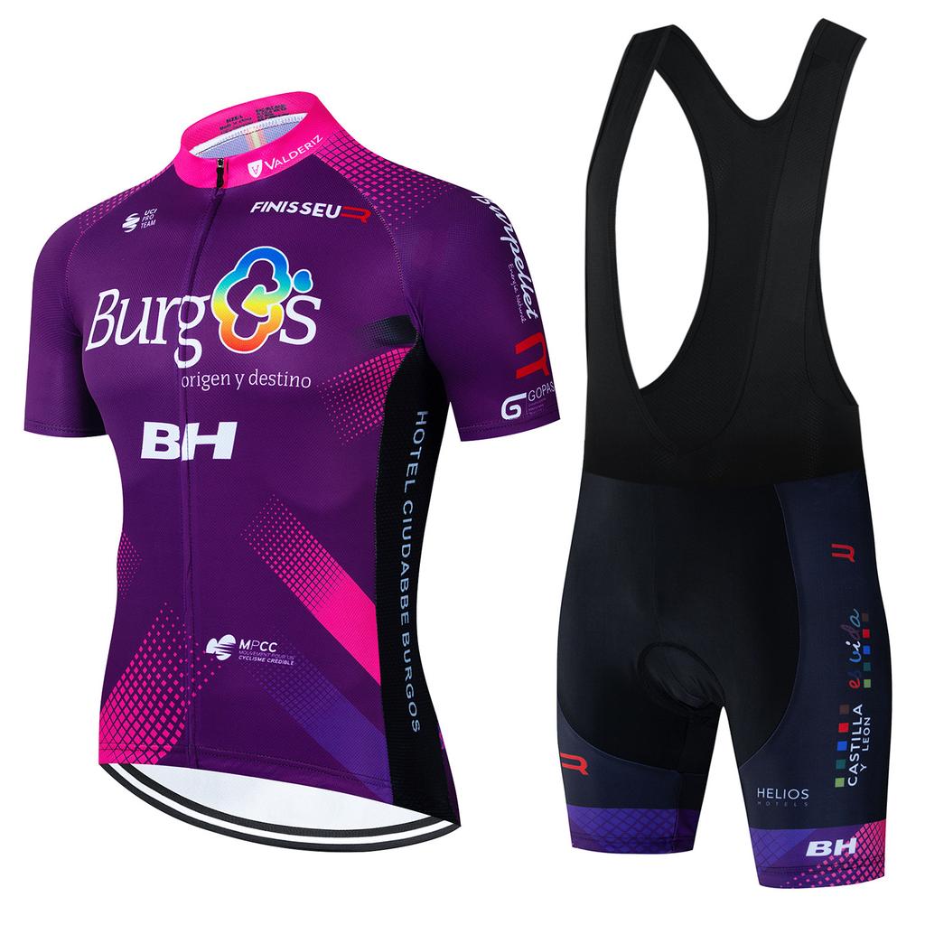 Summer Short-Sleeved Cycling Suit Breathable Men'S And Women'S Cycling Shirts Cycling Tops And Pants Kuqi