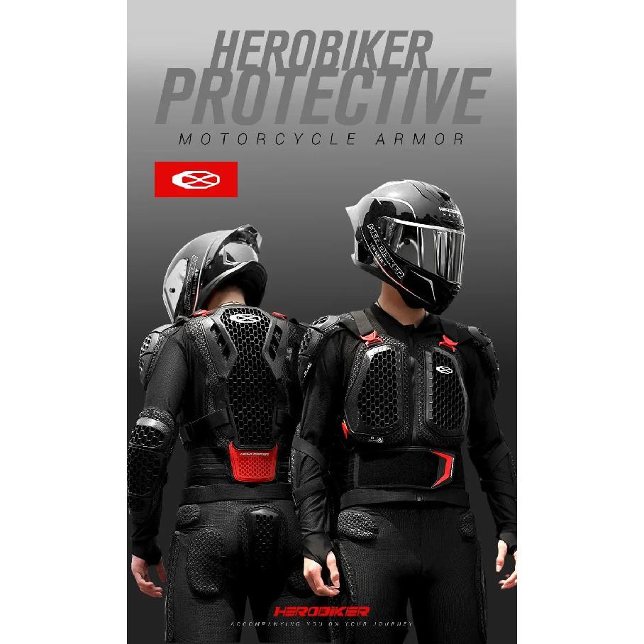 Men Motorcycle Armor Jacket Ventilated Racing Gear Accessories with Shoulder/Back Protective Guards Motorbike Safety Coat Items
