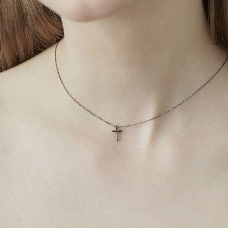 Kobiety Srebrny Naszyjnik Geometryczny Motyl Kwiat Wielostylowy Łańcuch Obojczyka Biżuteria Akcesoria