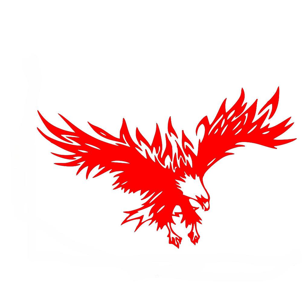 LYKX Personality Animal Eagle Car-Styling Car Hood Door Vinyl Decal and Decals Hood Sticker Universal
