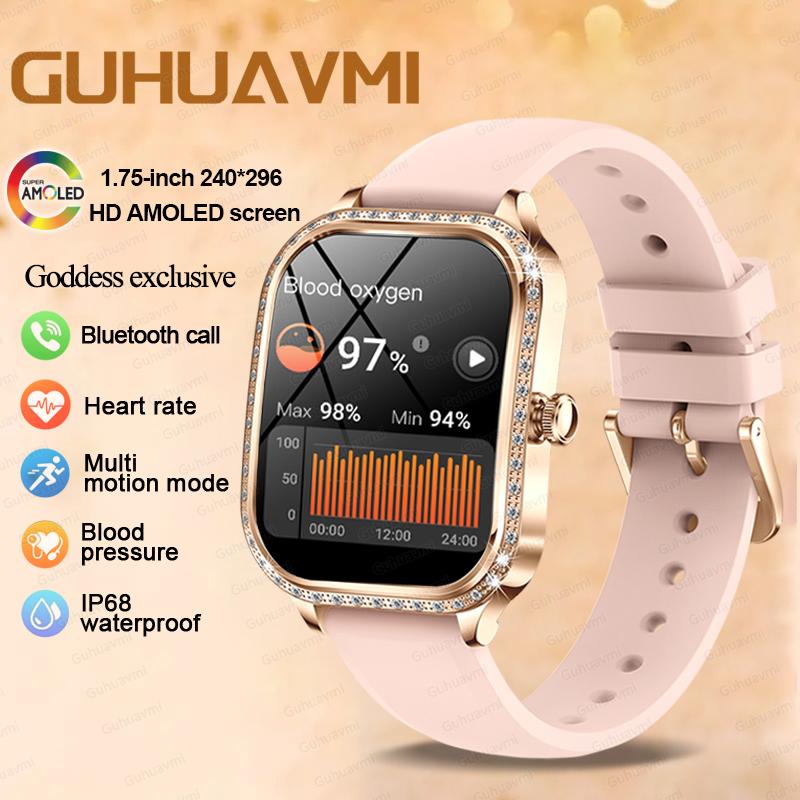 

For Android IOS Women Smart Watch Curved Screen Bluetooth Call Heart Rate Women s Health IP68 Waterproof Fashion Lady Smartwatch Curved screen