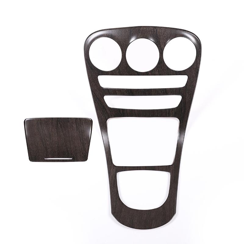 

Carbon Fiber ABS Center Console Decoration Panel Cover Trim For C Class W205 2019-2020 For GLC Class X253 2020 Car Accessories Oak Wood Grain