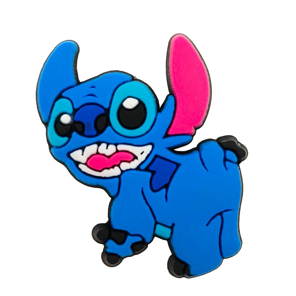Stitch Student Pen Clip Ornament - Soft Rubber PVC, Detachable Accessory