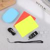 1Pc Whistle + Yellow And Red Cards For Basketball Soccer Volleyball Futsal And Handball Referees Futsal