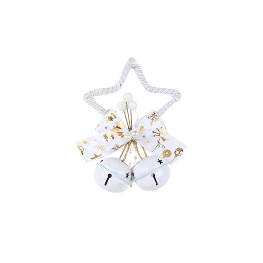 Christmas Bell, 1pcs Christmas Tree Pendant Pentagram Bells for Christmas Tree Ornaments for DIY Christmas Holiday Party Decor