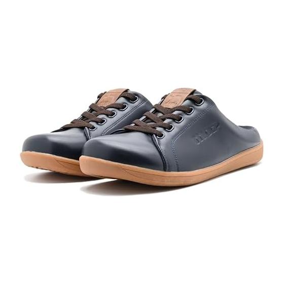 

Mozu 6815 Men s Sabot Sandals, Easy to Wear Slide Sneakers, Oblique, Casual, Modern, Lightweight, Memory Foam Cushioned Insole Shoes