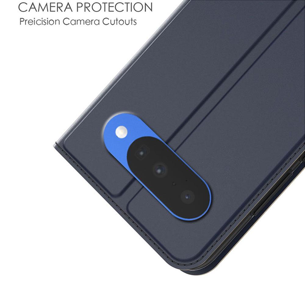 Etui na Google Pixel 10 ze skóry PU z uchwytem na karty i podstawką