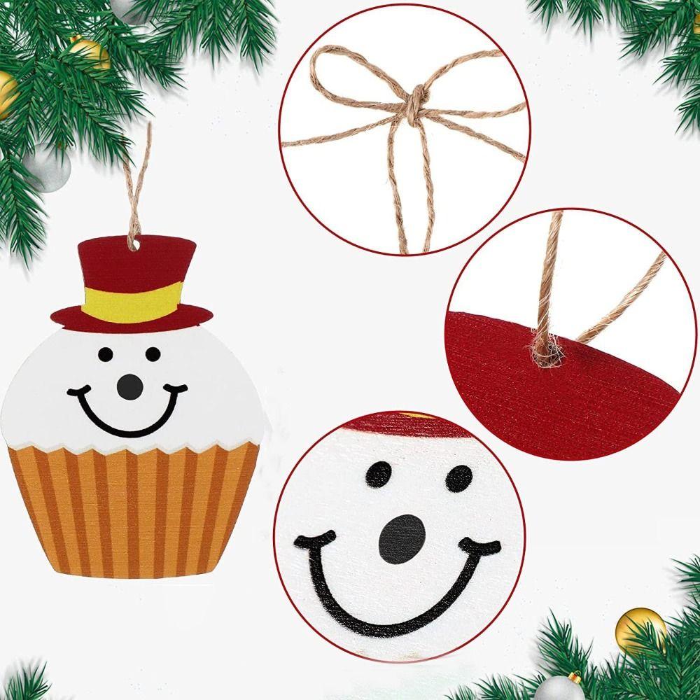 20/40pcs Creative Christmas Decoration Delicate Hanging Ornament Crafts Christmas Tree Pendant  Toy