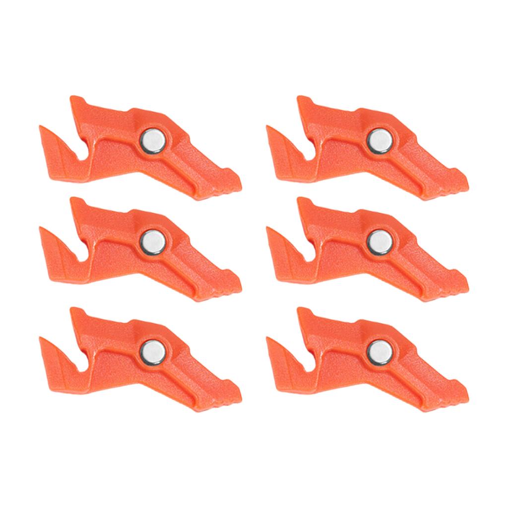 6Pcs Magnetic Can Stand Gas Tanks Bracket Bottle Shelf Stand Tripod Stove Base Canister Holder Stove Base Stabilizer