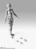 TAMASHII NATIONS S.H.Figuarts Body-chan -Sports- Edition -Wireframe- (Gray Color Ver.) Approximately 135mm PVC & ABS Painted Movable Figure
