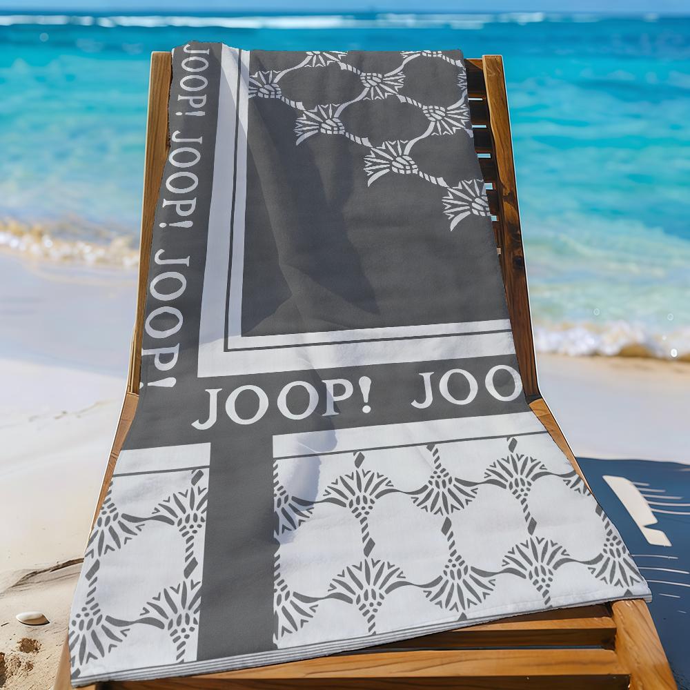 

Модное полотенце с логотипом бренда J-Joop-S, спортивное, быстросохнущее, для путешествий, кемпинга, песозащитное, мягкое, легкое, большое, пляжное W30*H60(CM)