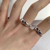 Retro Colorful Zircon Adjustable Open Ring - Trendy Cool 2YK Style for Women