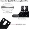 Universal Trailer License Plate Bracket Kit With Reflective Sticker – Durable Mounting Frame For RV, Boat, Trailer