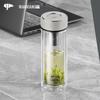 Portable Double-Wall Glass Tea Infuser Bottle