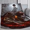 1 pezzo Giappone Anime Berserk Coperta Microfibra Biancheria da Letto Coperta da Campeggio Lusso Soffice Portatile Ufficio Ipoallergenica Flanella