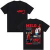 Rapper Milo J Tour 2025 Graphic Tshirt Unisex Hiphop Pop Music Shortsleeved Fashion Summer Print 100 Pure Cotton Tshirt