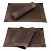 4/6pcs Set Table Mat Geometric PVC Placemat Kitchen Table Linens Pad Cup Coasters for Coffee Dining Table Napkins Home Decor