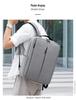 Men's Water-Resistant Casual Business Laptop Backpack with Large Capacity