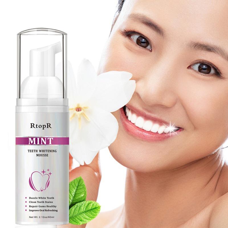 Mint Teeth Mousse Cleansing Whitening Mousse Removes Stains Teeth Whitening Oral Hygiene Toothpaste Care