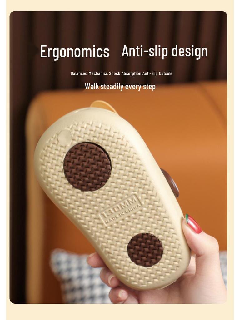 Kinder Crocs-Style EVA Rutschfeste Sommer Cartoon Hausschuhe für Jungen & Mädchen, Indoor & Strand Kleinkinderschuhe.