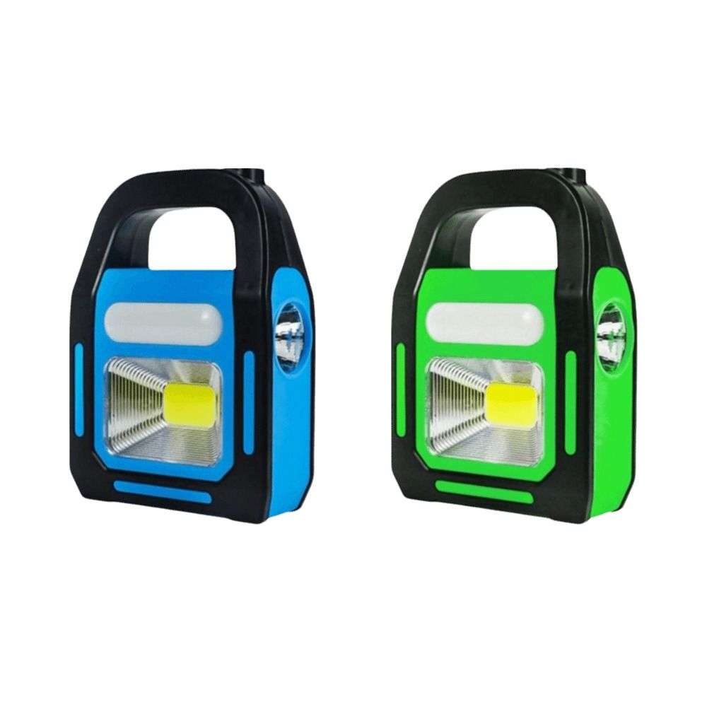 3 In 1 Solar Camping Lantern Waterproof Portable COB LED Work Lamp USB Rechargeable Handheld Searchlight Outdoor Adventure