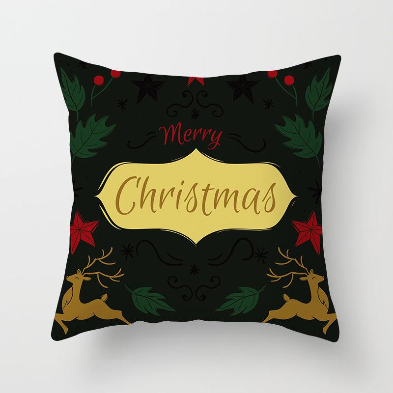 Home Furnishings Christmas Simple Sofa Pillow Cases