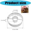 Set of 2 Commercial Stainless Steel Dessert Mold Cutters Baking Accessories Metal Texture Suitable for Baking Cookie