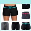 Plus Size Square Swim Shorts For Women Conservative Frenulum Design With Large Size And Good Elasticity