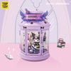 Construction Blocks Night Light Series Game Assembly Kuromi Pochacco Kawaii Decorative Construction Blocks Girl'S Birthday Present