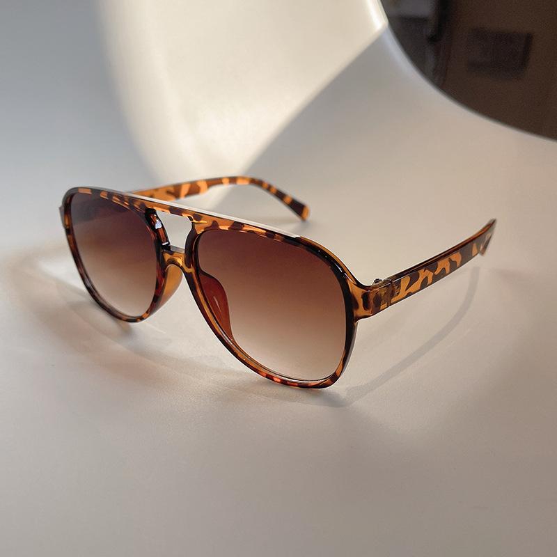 

Pilot Shape Sunglasses Women Double Bridge Anti-reflective Women Sun Glasses Driving Fishing Men Glasses