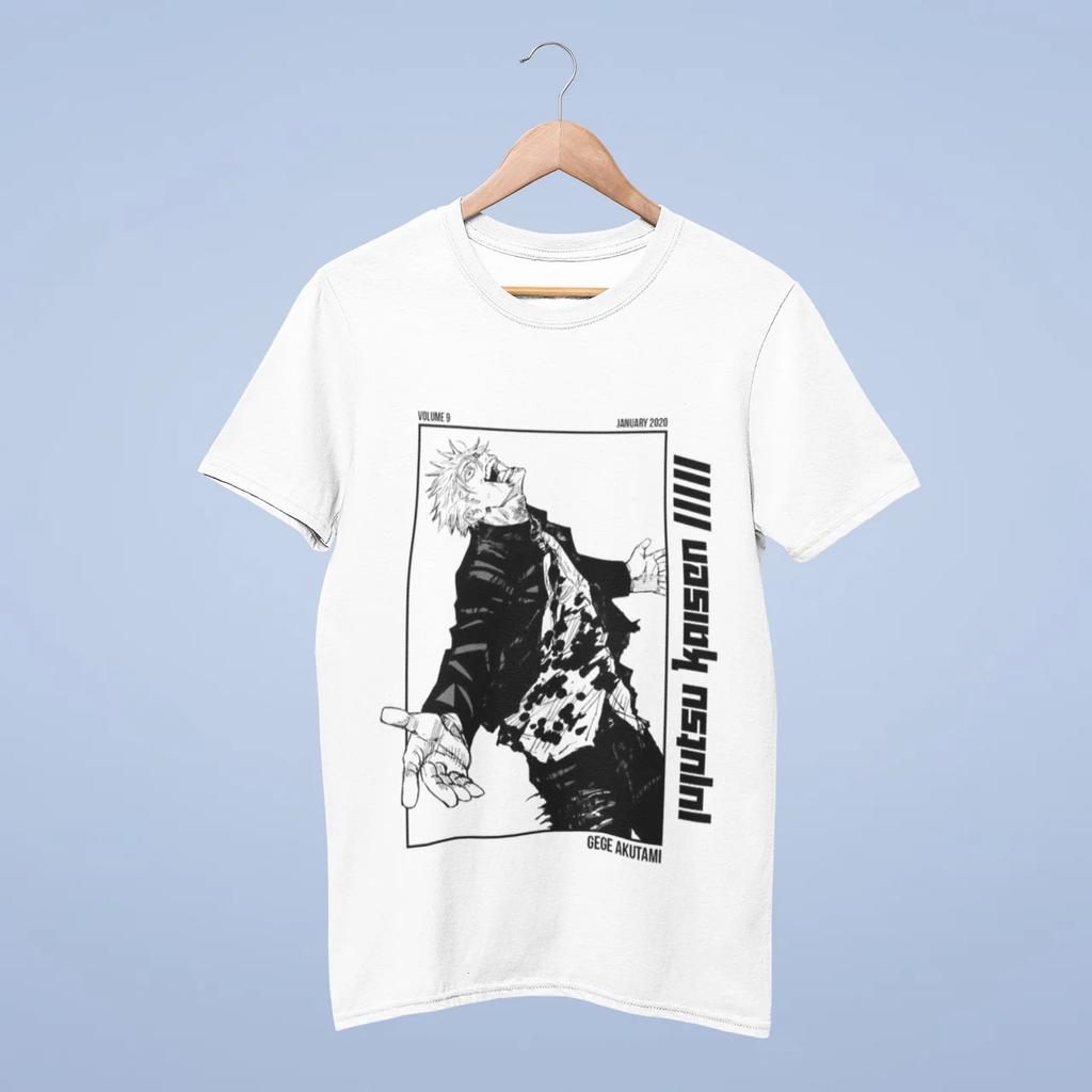 Anime Jujutsu Kaisen Satoru Gojo Graphic TShirt 100Cotton Oversized Shirt unisex Y2k Unisex Short Sleeve ONeck Selling Popular