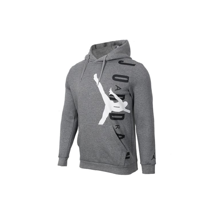 Jordan Sweatshirts Men's Gray Hooded Moderate Regular CD5871-091
