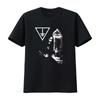 Gotisch Okkult Umgedrehtes Kreuz Dunkler Priester Druck Streetwear Lässiges T-Shirt Vintage Mode Weich Stilvoll Streetwear Unisex