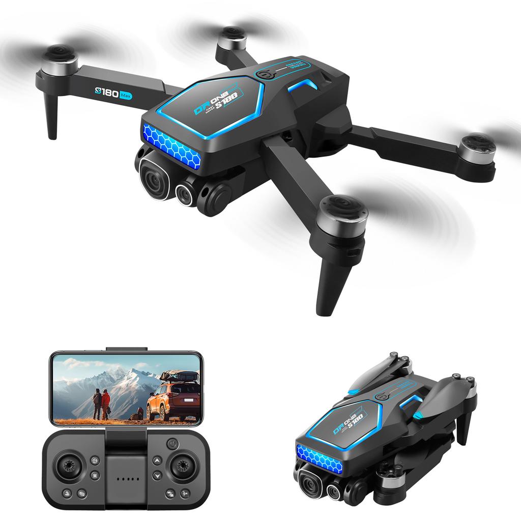 Remote Control Quadcopter for Kids with Camera 8K 3 Camera Brushless Motor Obstacle Avoidance