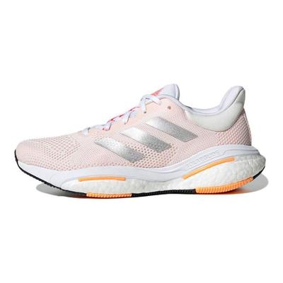SolarGlide 5 Bianco Argento Metallizzato Sneakers da Donna Rosa Bianco Nucleo Arancione Flash Chiaro GX5496