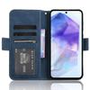 Flip Case for Samsung Galaxy A55 5G, Card Slot, Blue