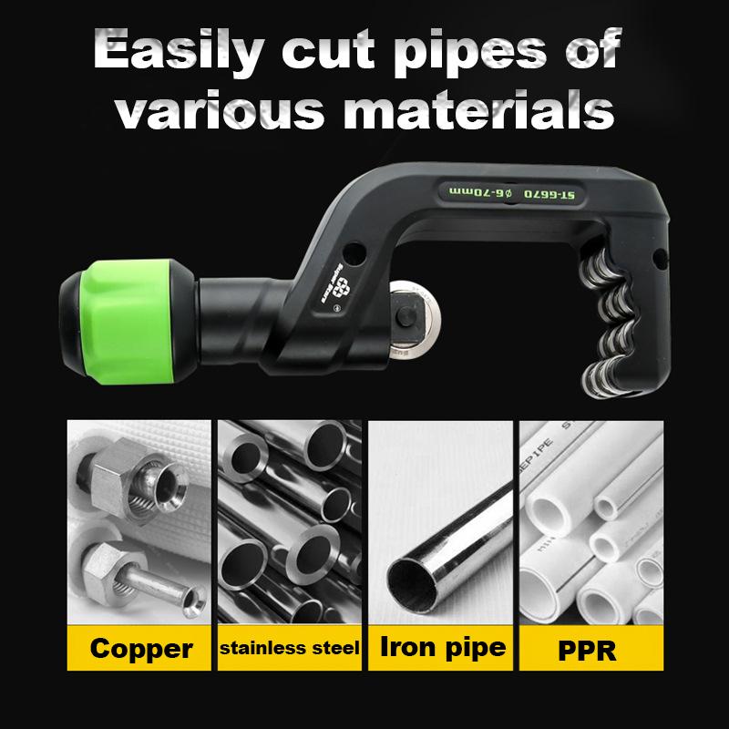 Tube Cutter,Manual Knob Tube Cutter Ball Bearing Cutting Tool for Aluminum Tube for Thinwalled Pipes Such As PPR Pipes Hand Tool