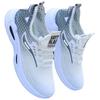 Letnie męskie siatkowe buty z lodowego jedwabiu przewiewne buty sportowe z wycięciami miękka podeszwa studenckie buty do biegania buty casualowe wsuwane