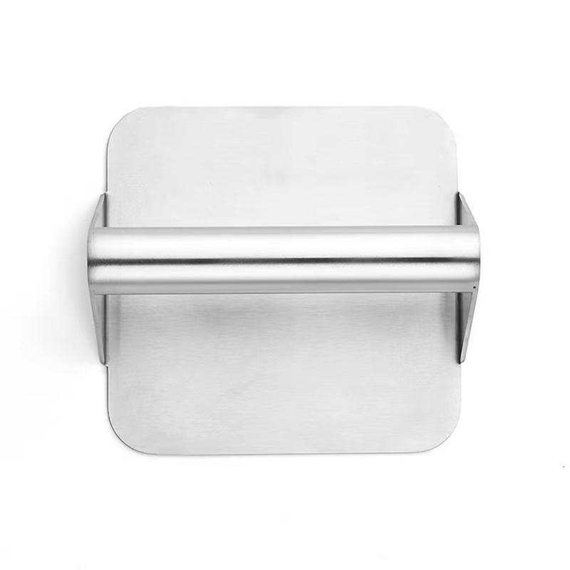 430 Stainless Steel Hamburger Meat Press Circular Square Burger Meat Press Kitchen Tool Meat Press Plate 1Pc