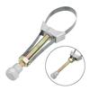 Oil Filter Wrench Heavy Duty Adjustable Steel Strap 60mm-120mm Diameter Universal Car Auto Motorcycle Oil Filter Removal Tool
