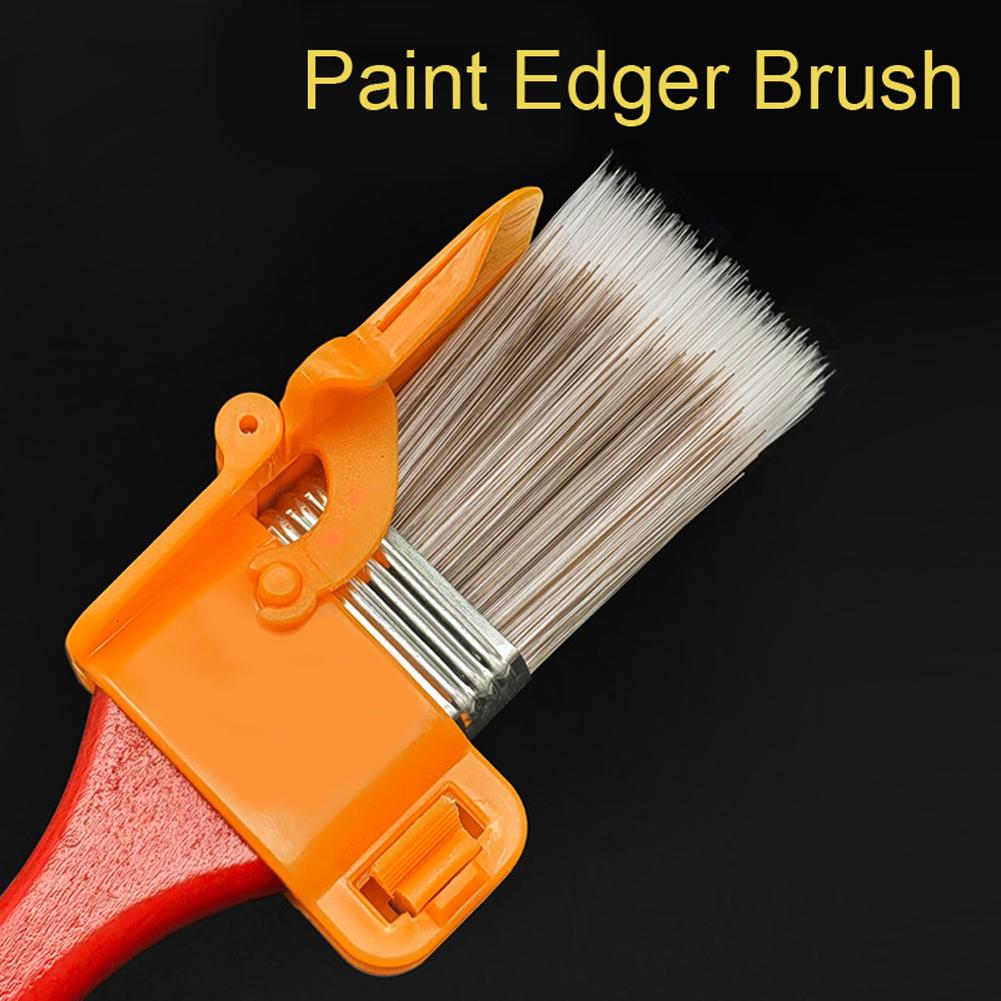 1 Set Profesional Edger Paint Brush Home Household Decoration Interior Wall Roof Detail Paint Brush Multifunctional Household Cleaning Brush