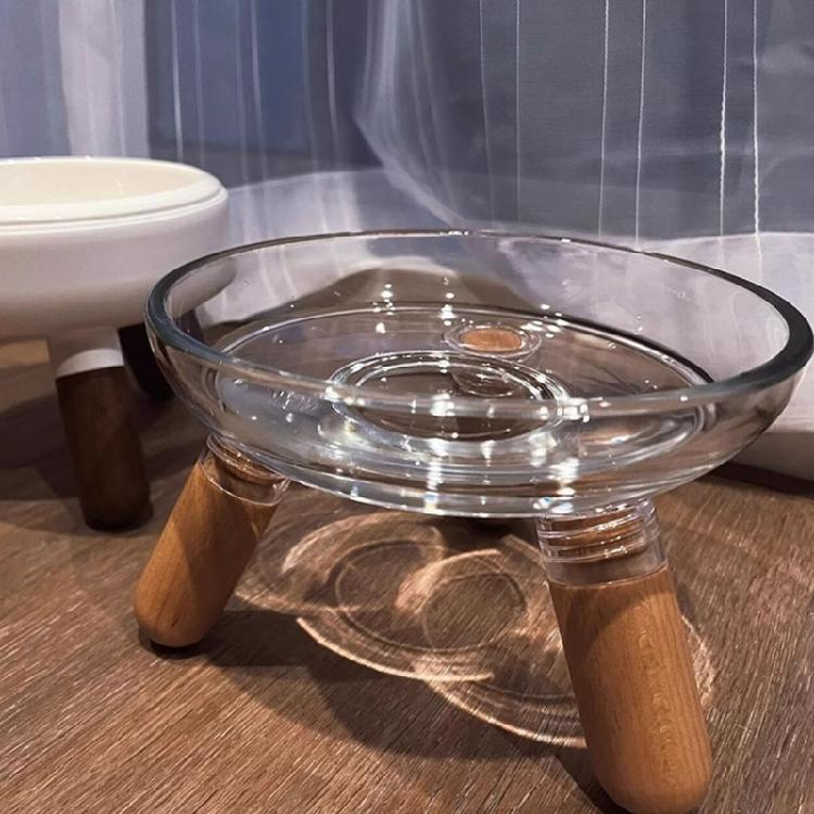 Elevated Dog Bowl Set Insert Dish Feeders And Easy To Clean Design For Small To Large Dogs Feeding Stand