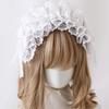 Ruffle Lace Headpiece Headband Anime Maid Cosplay Headband Lolitas Lace Flower Headwear Hair Accessories Lace Hair Band